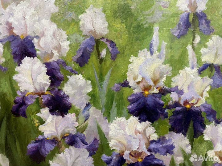 Картина маслом, цветы 