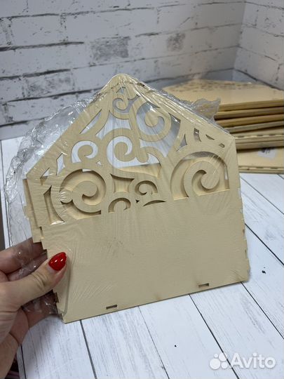 Конверт для букета деревянный