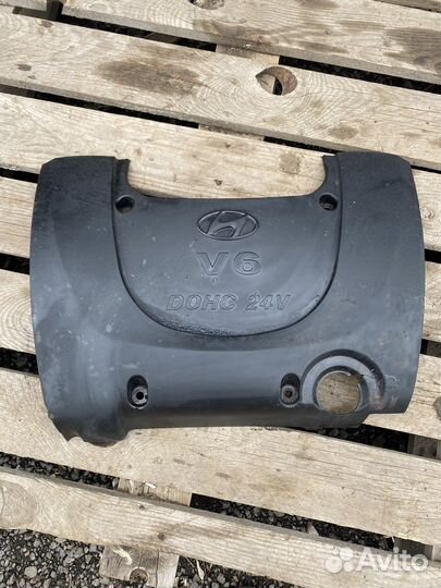 Декоративная крышка двигателя v6 sonata 2,7
