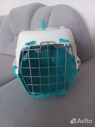 Переноска для кошек пластиковая бу