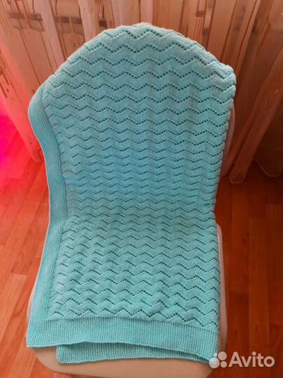 Плед детский вязаный