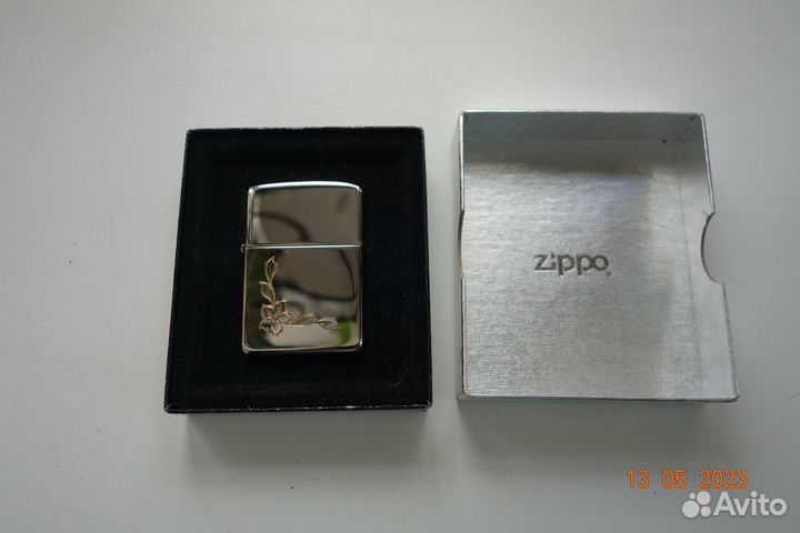 Зажигалка Zippo серебро новая