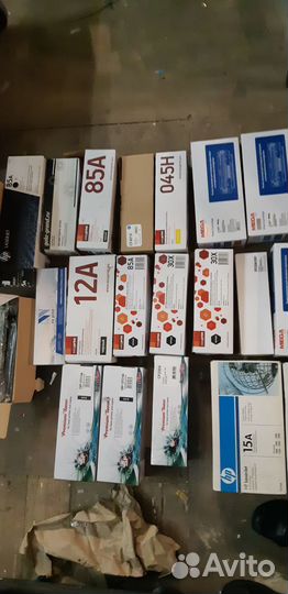 Катриджи б/у для принтеров hp и canon