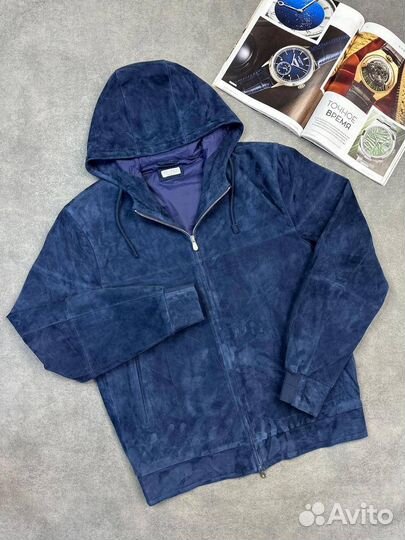 Куртка Brunello Cucinelli натур. замш