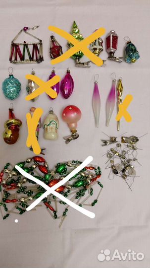 Елочные игрушки СССР