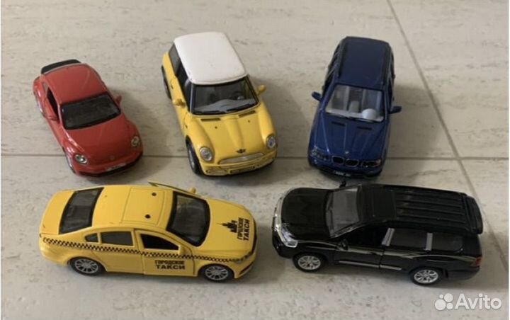 Машинки металлические пакетом