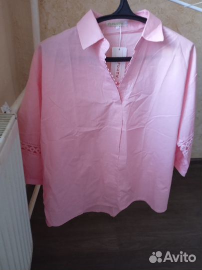 Блузка хлопок новая54-56