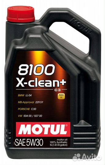 Mobil 8100 x-clean+ 5w30 504/507