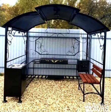 Мангал С крышей