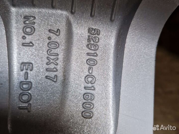 Диск оригинал r17 хендай соната 7