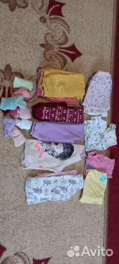 Одежда на девочку 86-92 пакетом
