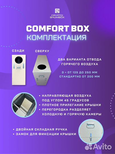 Шумобокс бокс для майнера S19 M31S M30S