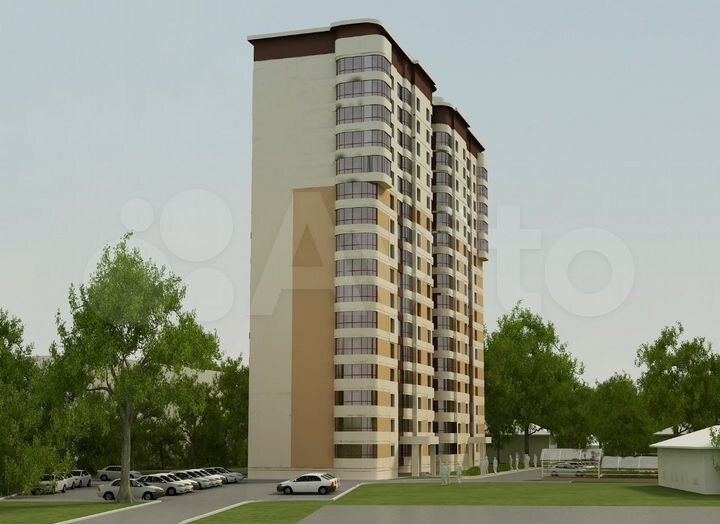 9-к. квартира, 44 м², 1/16 эт.