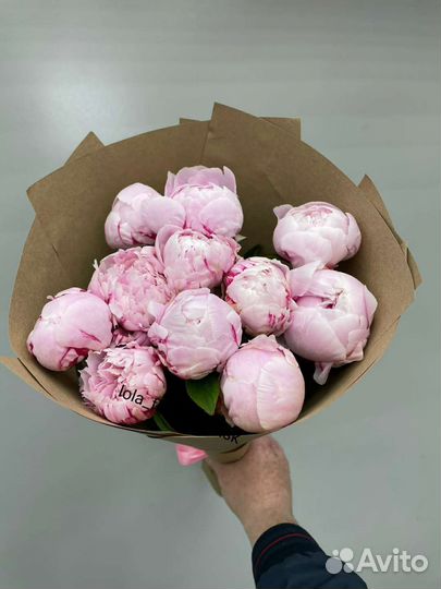 Букет из 11 пионов.Доставка Москва и мо