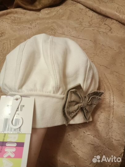 Берет молочный