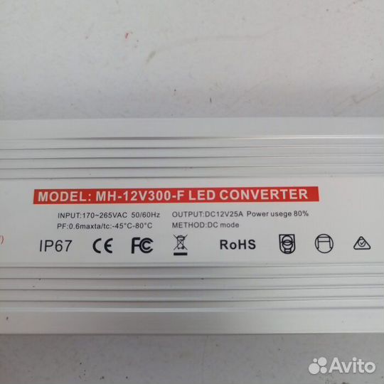 Блок питания Accord MH-12V300-F (Рассрочка/ Т1)