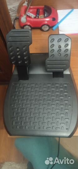 Игровой руль с педалями для приставки