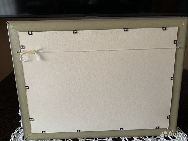 Картина вышитая крестиком ручная работа