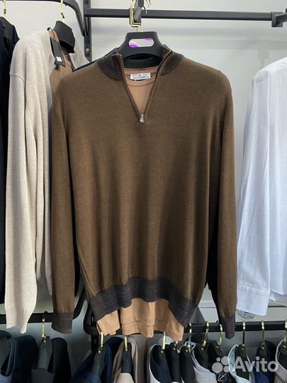 Мужской джемпер кофточка на коротком замке