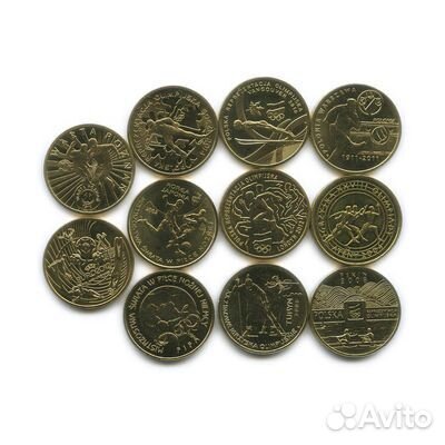 Монеты на спортивную тематику