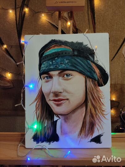 Портрет акрилом