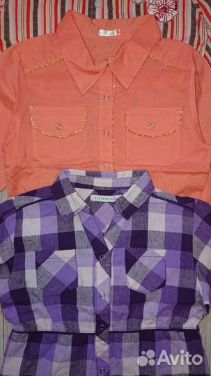 Рубашка блузка 134-140