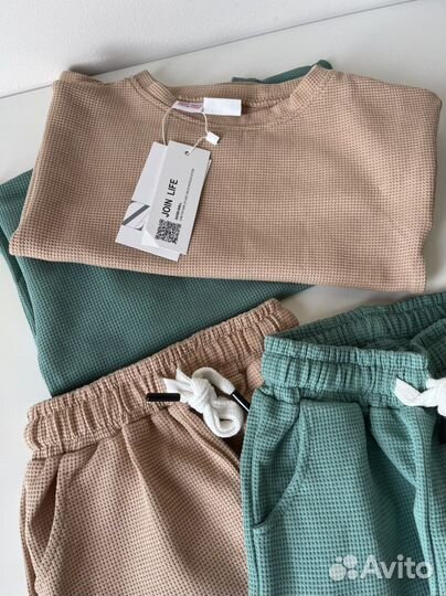 Костюм вафельный zara новый