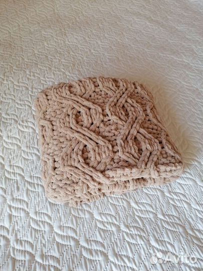 Плюшевый детский плед, ручная работа