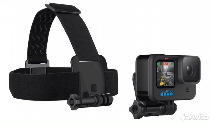 Крепление на головуGoPro Head Strap+Quickclip