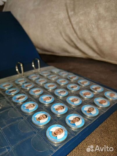 Коллекция 5 рублёвых монет Зенит