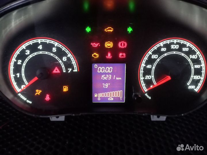 Приборная панель гранта