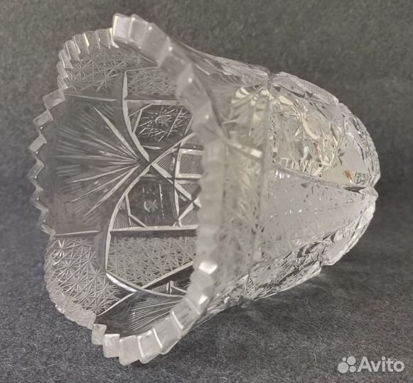 Ваза хрустальная Чехословакия, новая