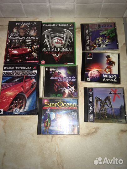 Диски ps 1, ps2