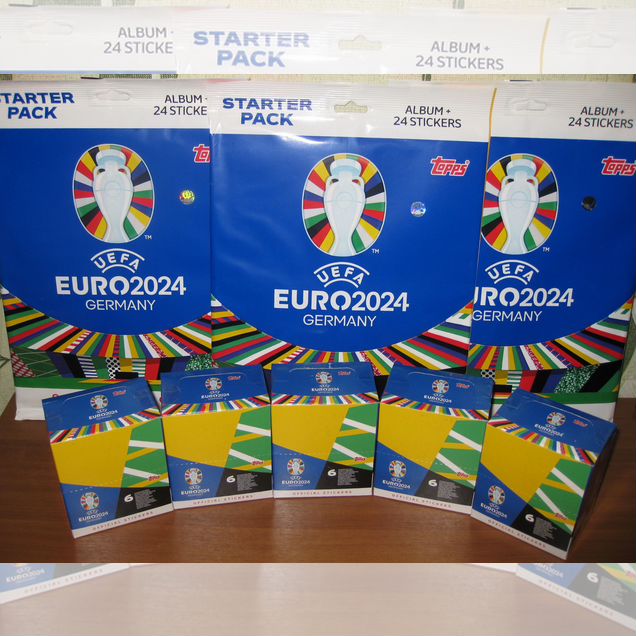 Наклейки Topps euro 2024 (Чемпионат Европы 2024)