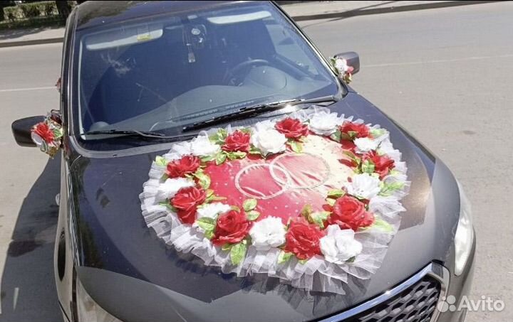 Свадебные украшения на авто