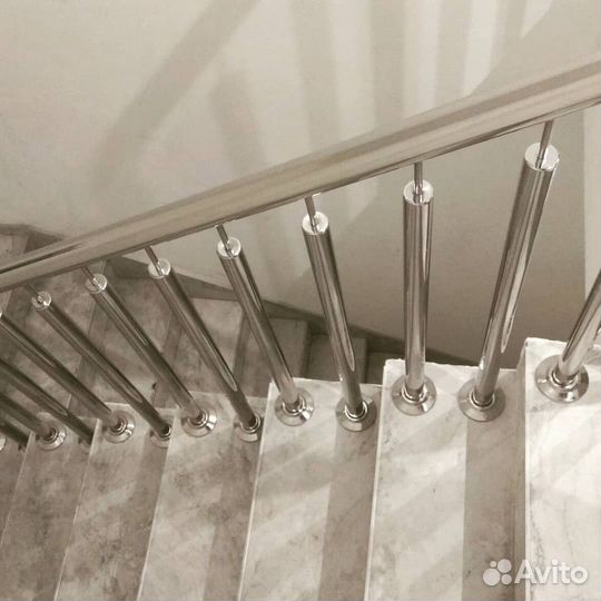 Перила, поручни, пандус, козырьки из нержавеющей с