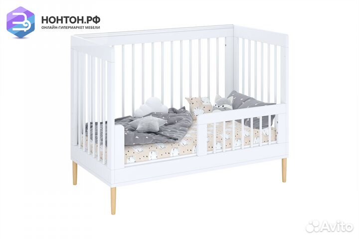 Кроватка детская Polini kids Simple 360 белая