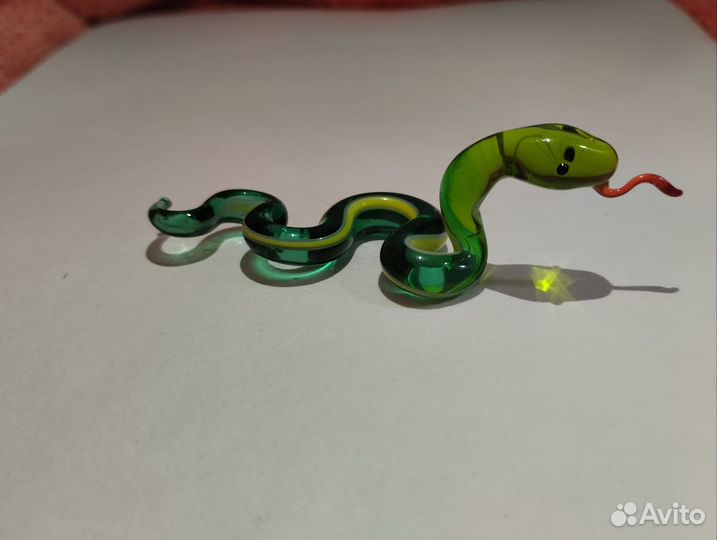 Змеи и кобры из стекла. Ручная работа