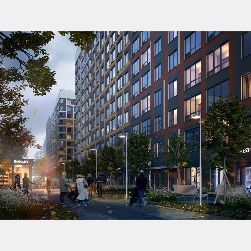 3-к. квартира, 76,9 м², 1/12 эт.