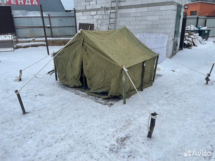 Армейская палатка пб-4 восстановленная