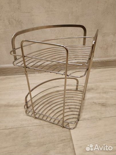 Полка угловая в ванную