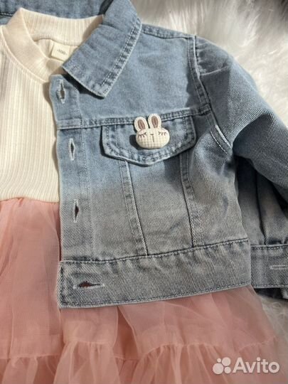 Джинсовка и платье для девочки