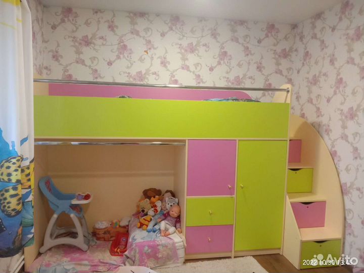 Детская кровать чердак
