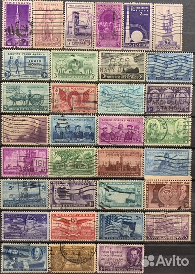 Почтовые марки США (USA) ч.2
