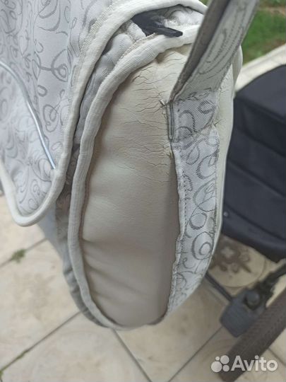 Коляска 2 в 1 эко кожа Indigo