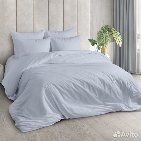 Постельное белье поплин однотонное