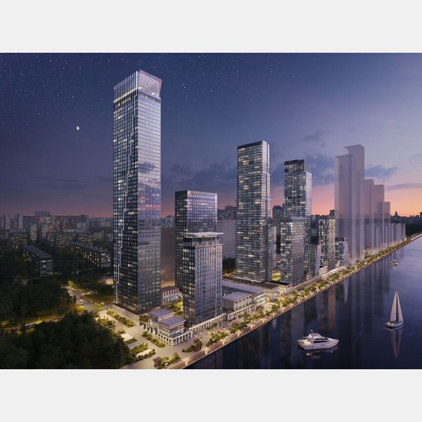 1-к. квартира, 43,9 м², 37/58 эт.