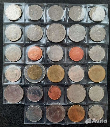 Набор монет Таиланда. Погодовка, все разные, без п