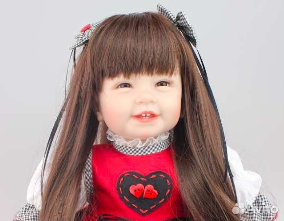 Кукла реборн силиконовая девочка DollMai