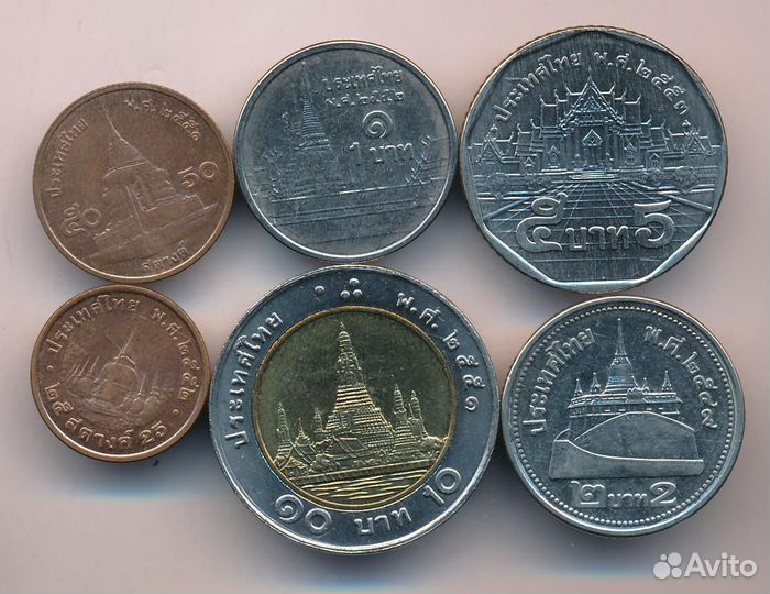 Тайские баты монеты